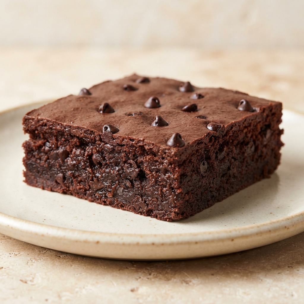 Fudgy Black Bean–Avocado Brownies