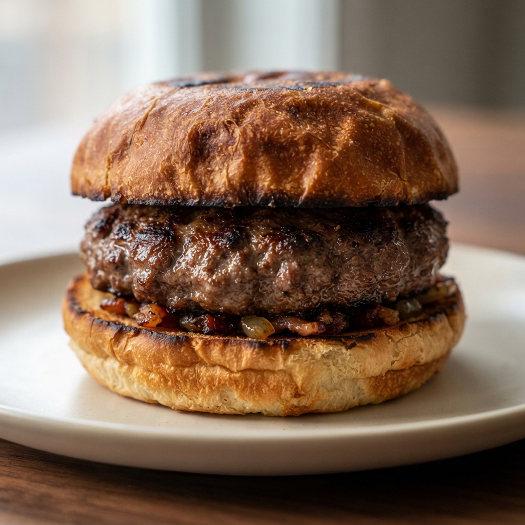 Mom’s Famous Bacon-Onion Stuffed Burgers