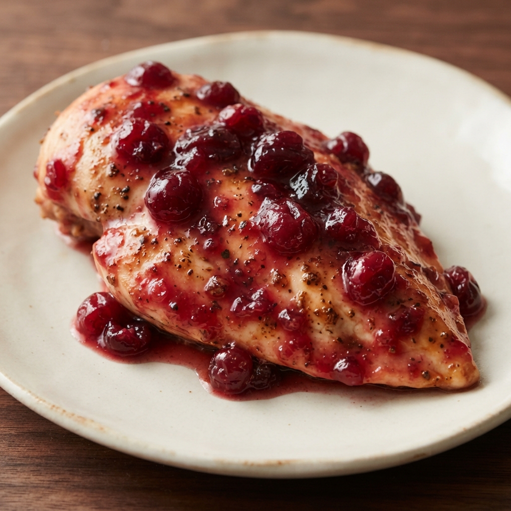 Crockpot Cranberry Catalina Chicken