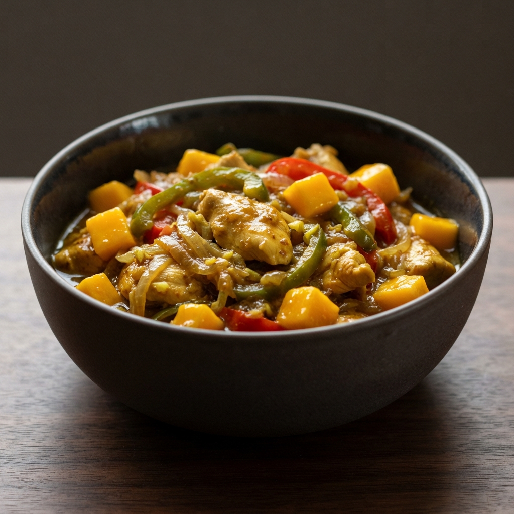Mango Chicken Curry, Malaysian-Inspired