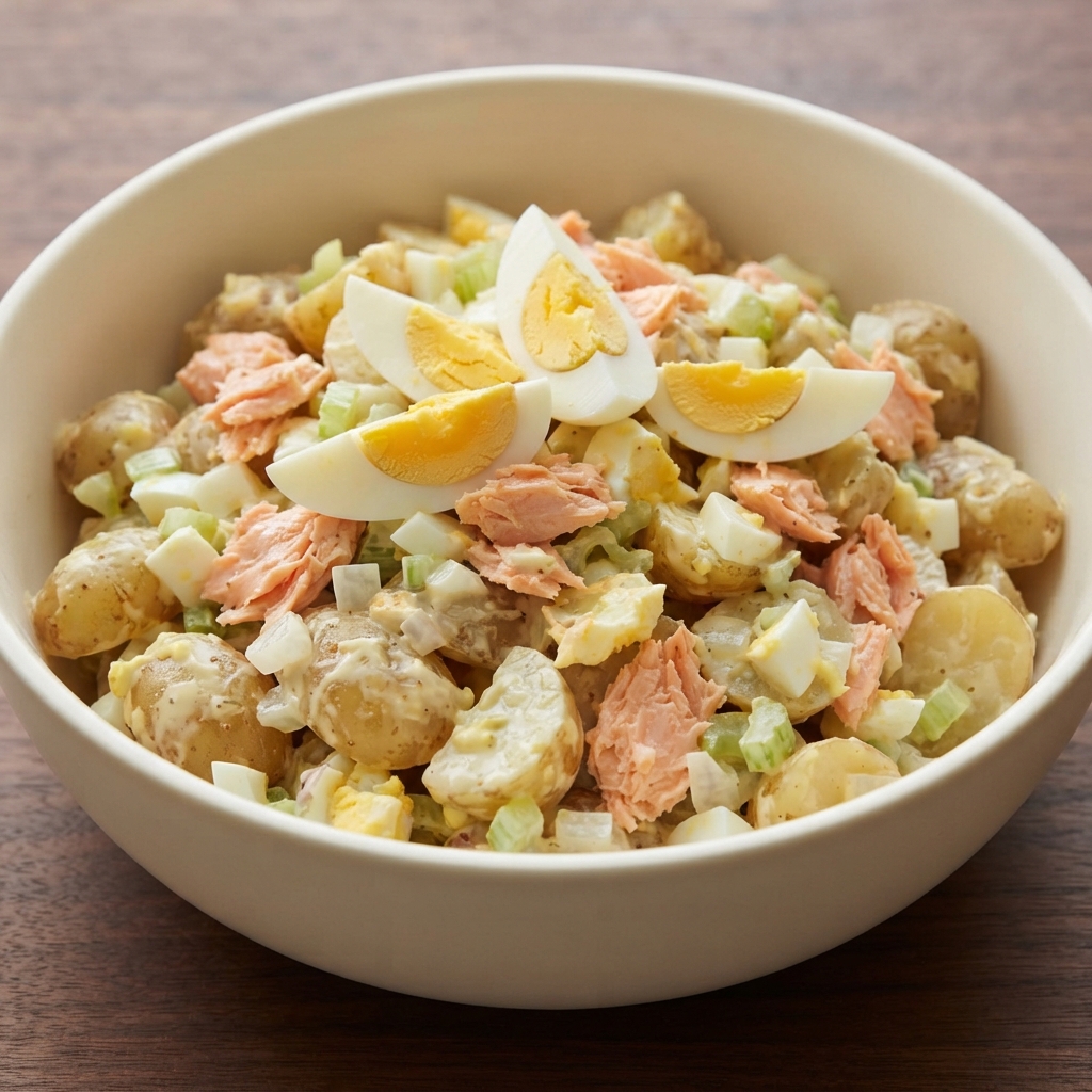 Creamy Salmon and Potato Salad