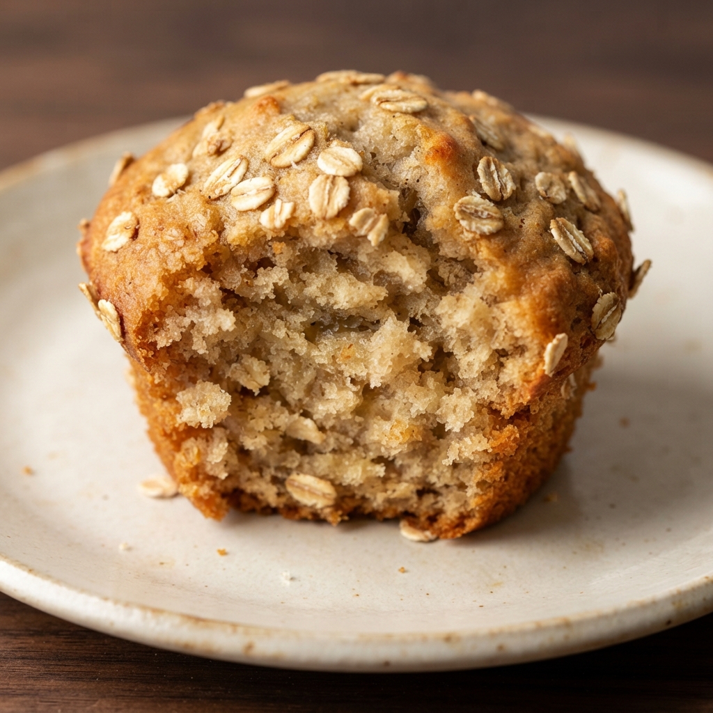 Oatmeal Banana Breakfast Muffins