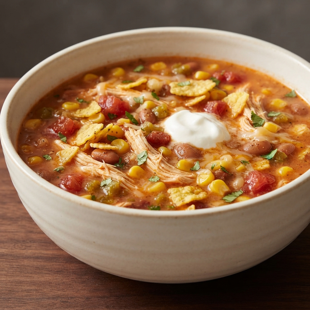 Creamy Chicken Tortilla Soup with RO*TEL Tomatoes and Chiles