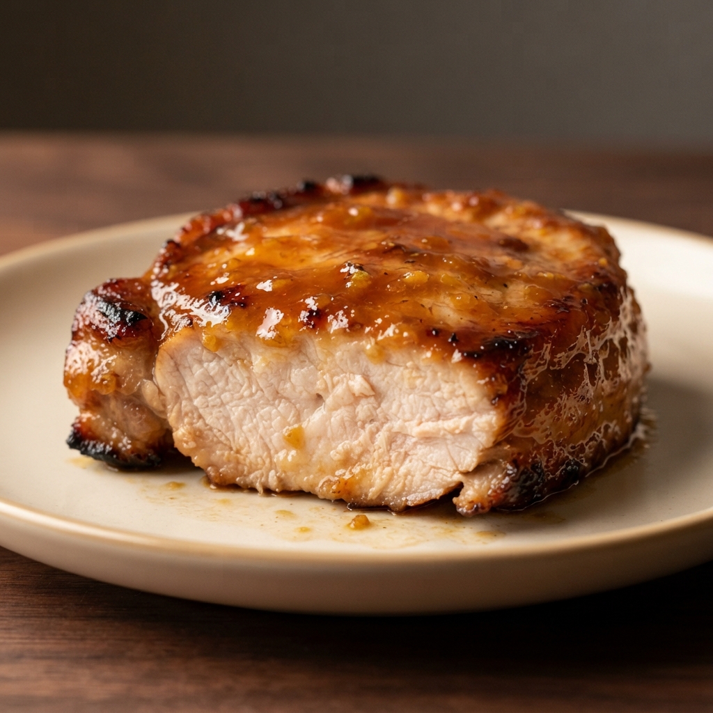Apricot-Glazed Pork Chops