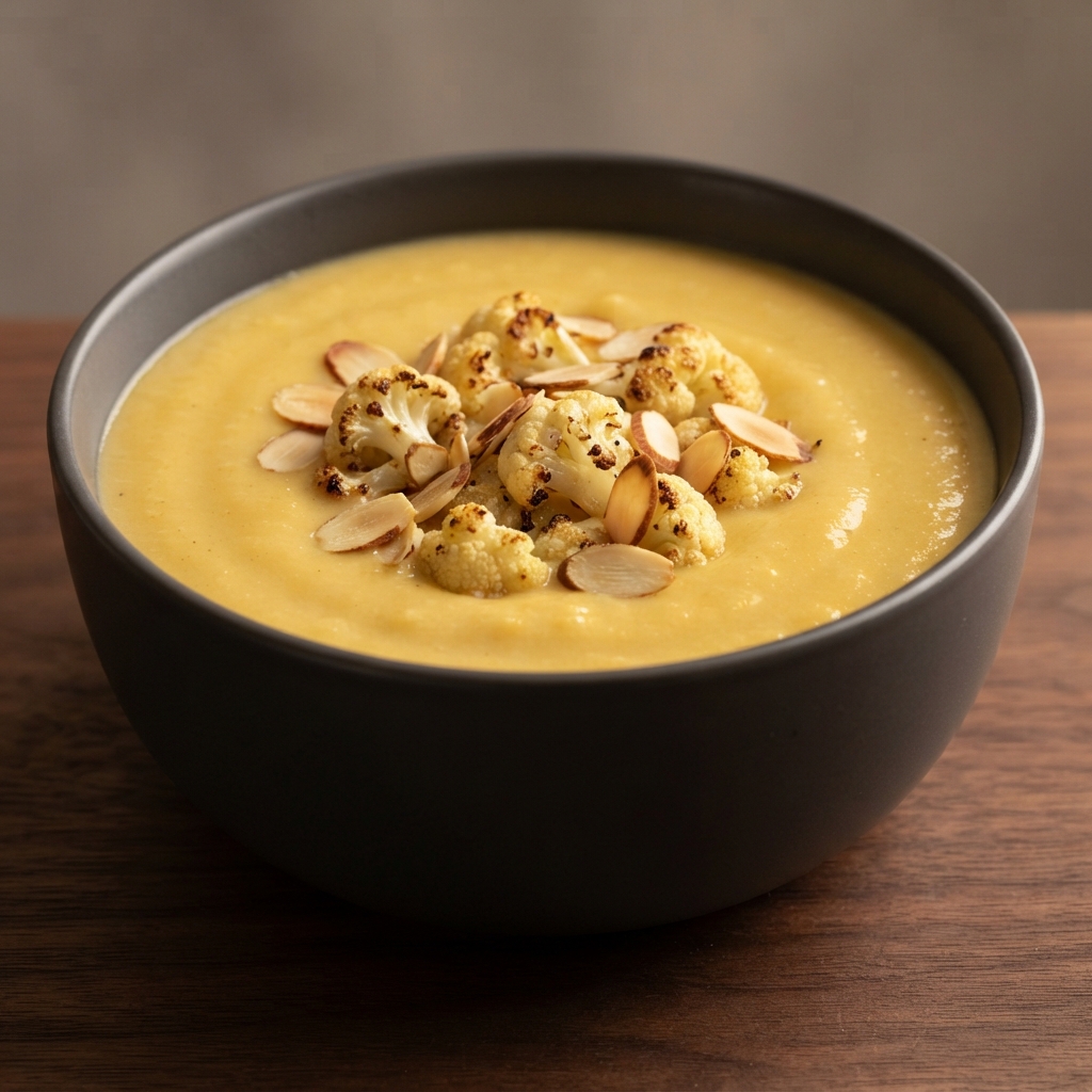 Wholesome Roasted Cauliflower Soup