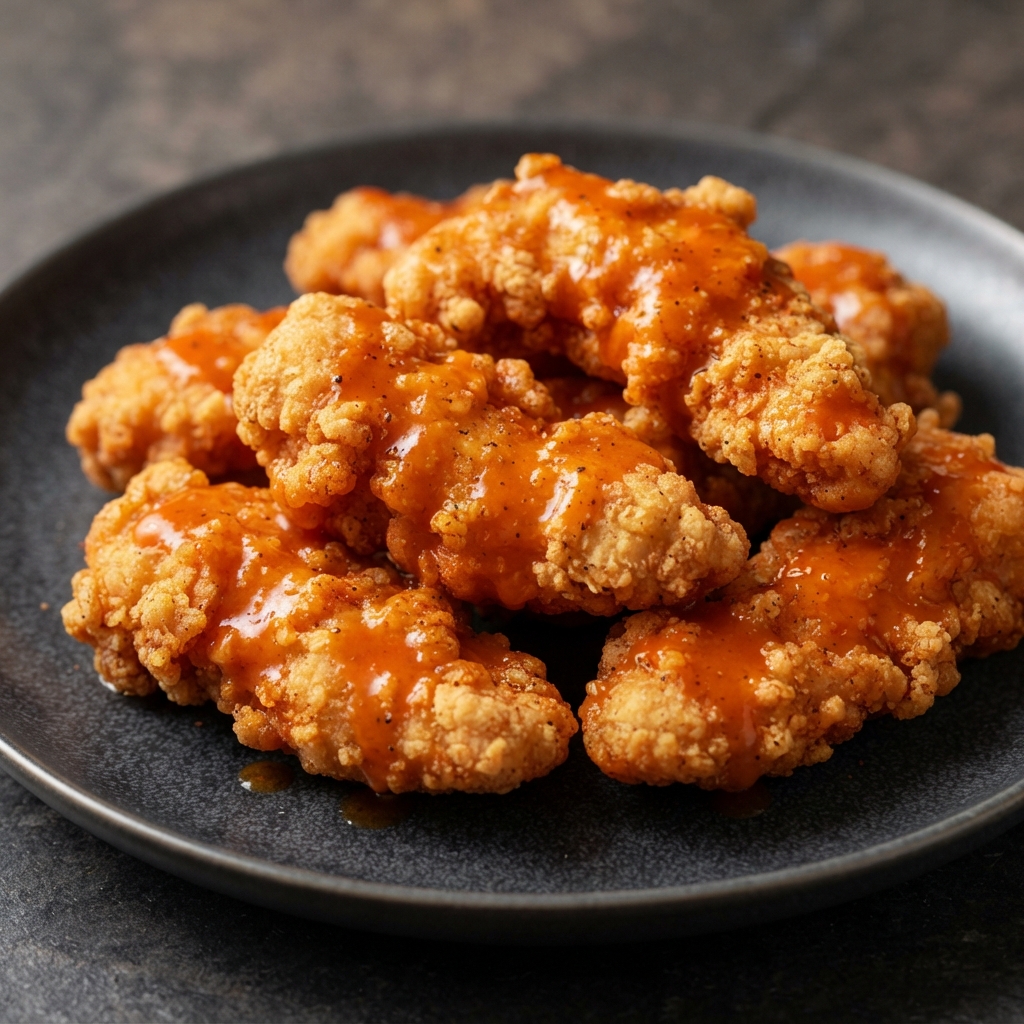 Crispy Boneless Buffalo-Style Chicken Bites