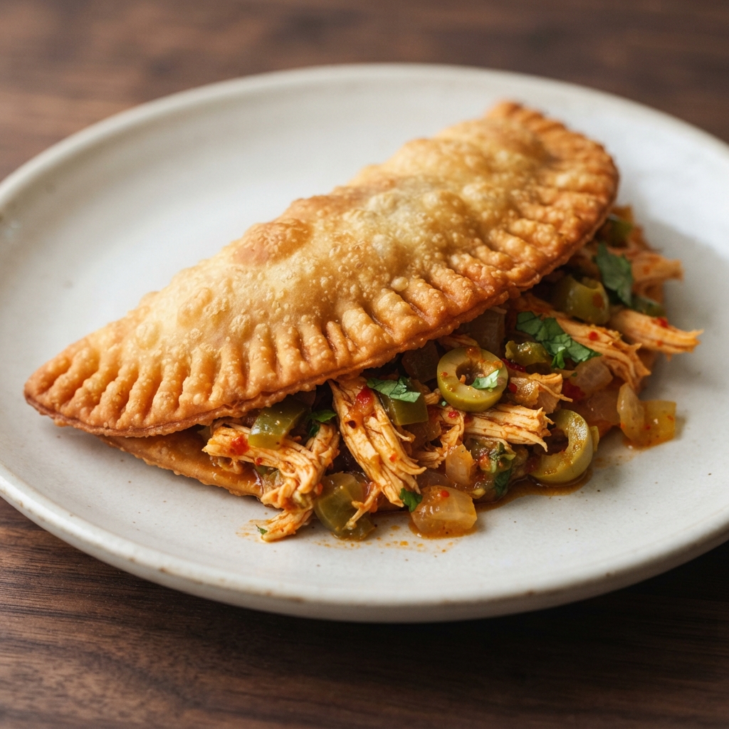 Puerto Rican Chicken Empanadas (Empanadas de Pollo)