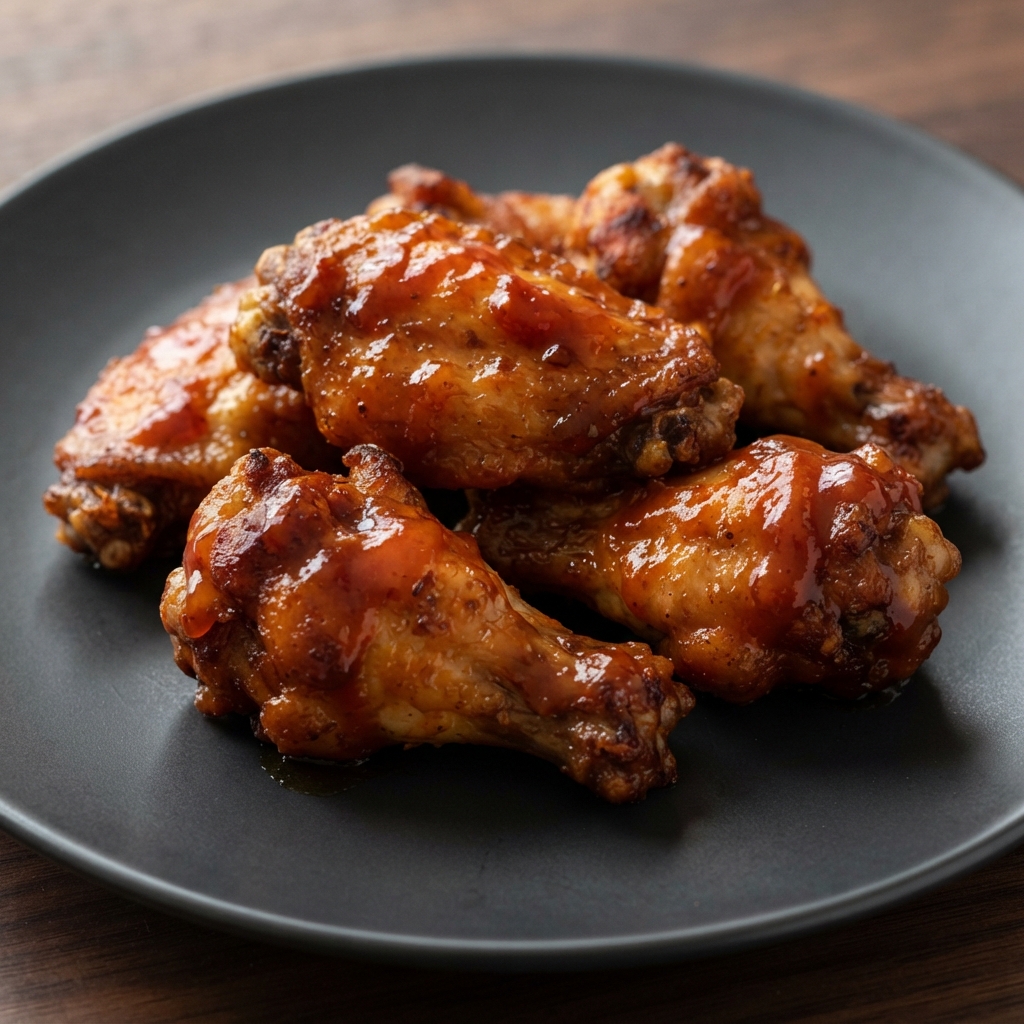 Air-Fried Honey Sriracha Chicken Wings