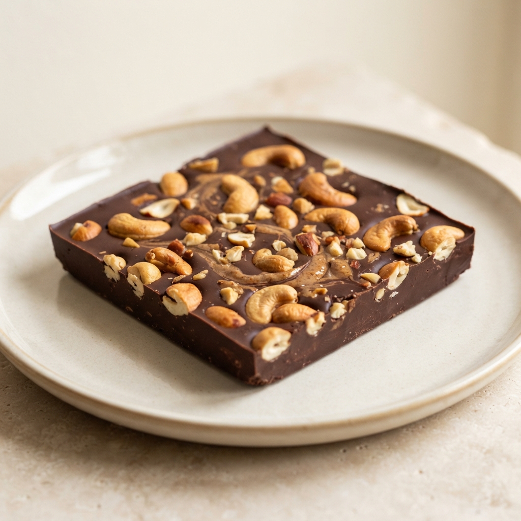 4-Ingredient Vegan Cashew Bark