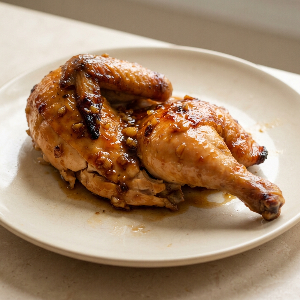 Oven-Roasted Teriyaki Chicken Halves