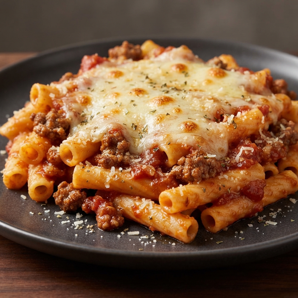 Oven-Baked Ziti Casserole