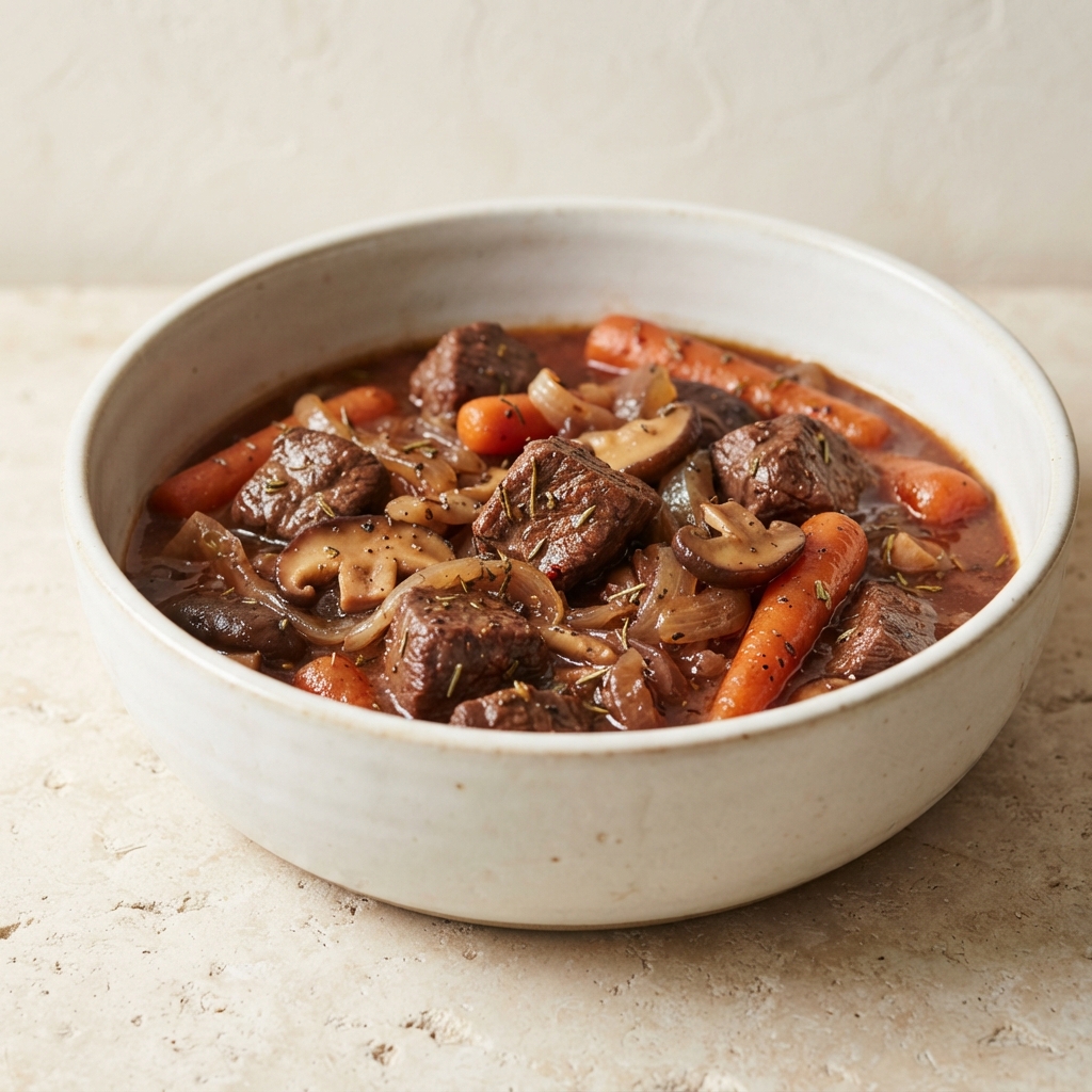 Rosemary Shiitake Braised Venison