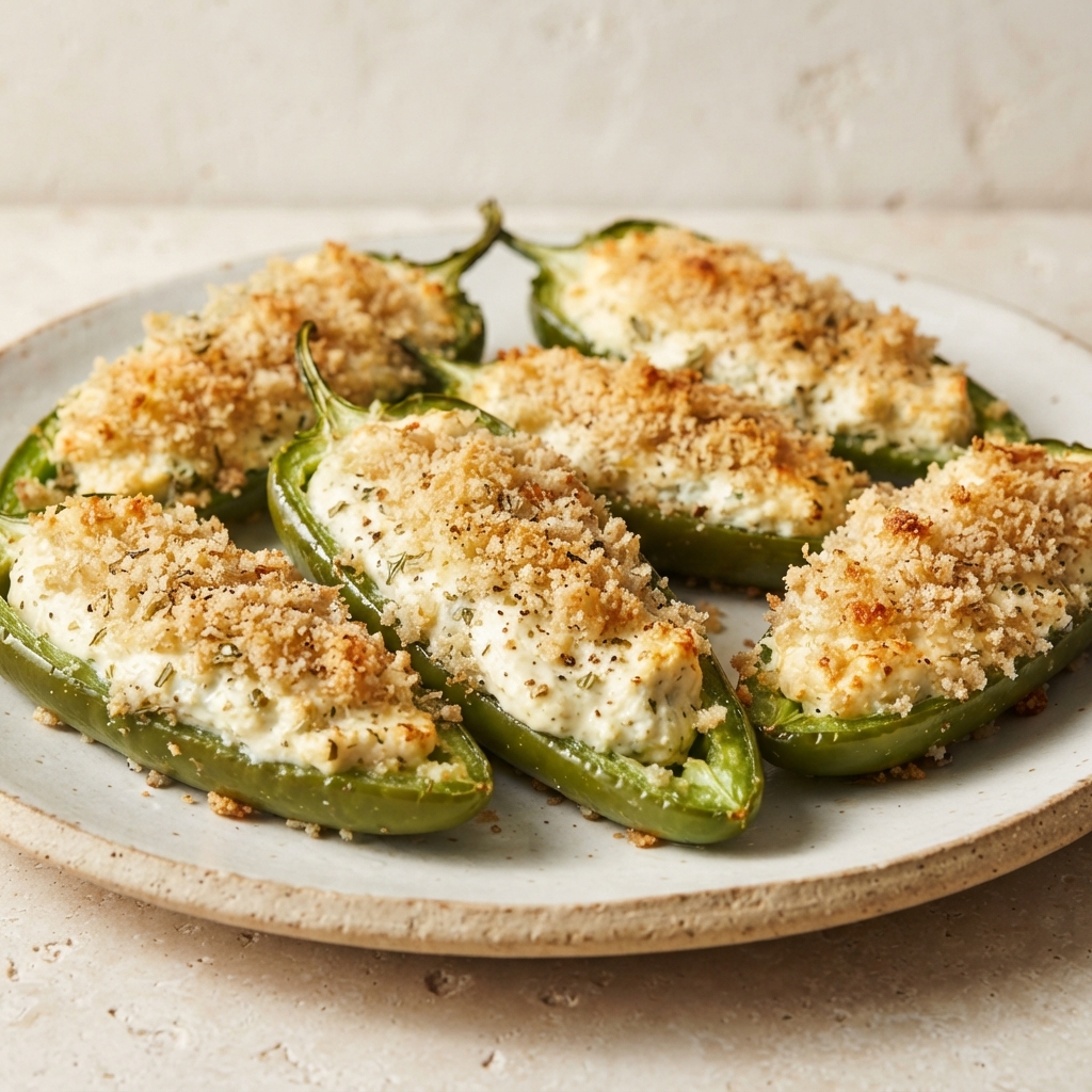 Healthier Jalapeño Poppers