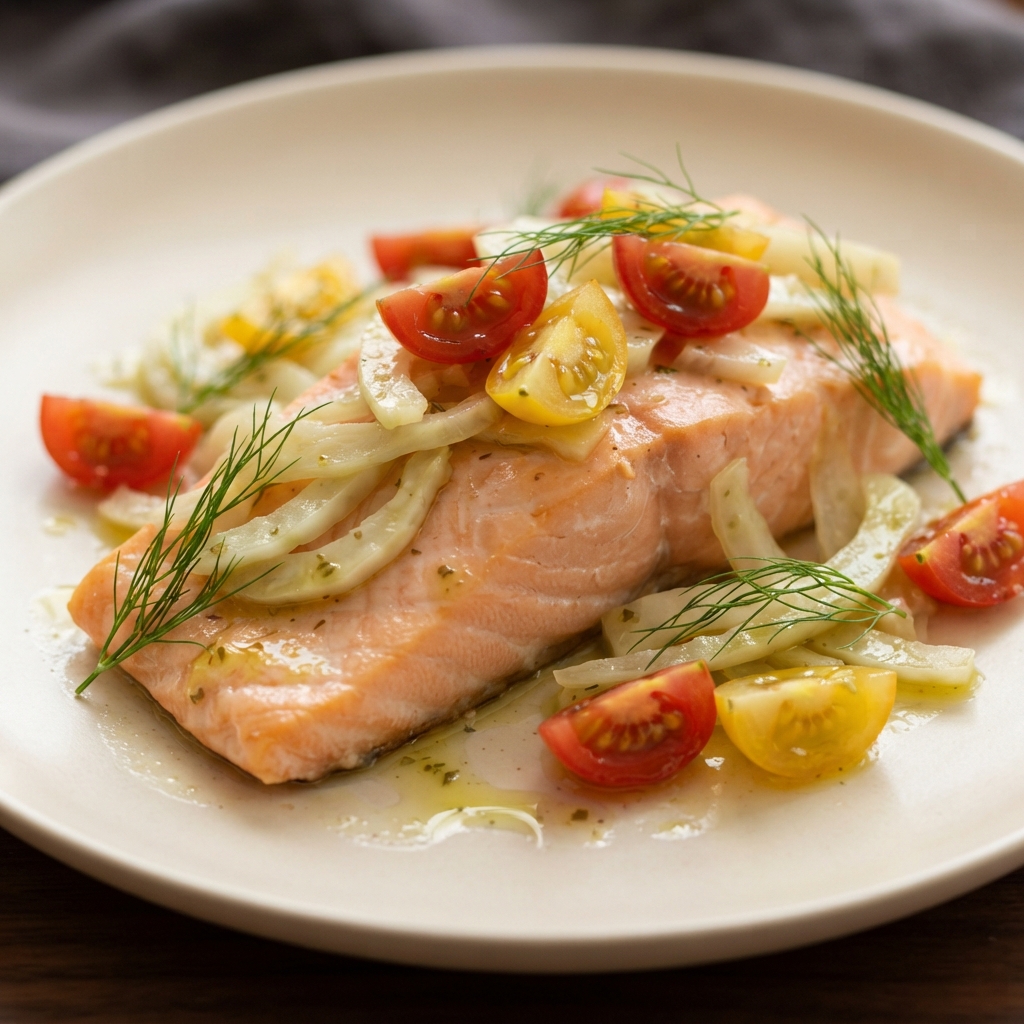 Fennel-Smoked Salmon Fillets