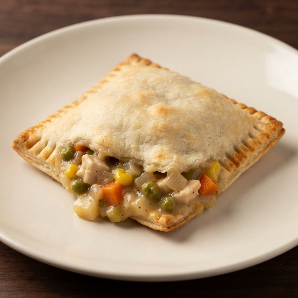 Handheld Chicken Pot Pie Biscuit Pockets