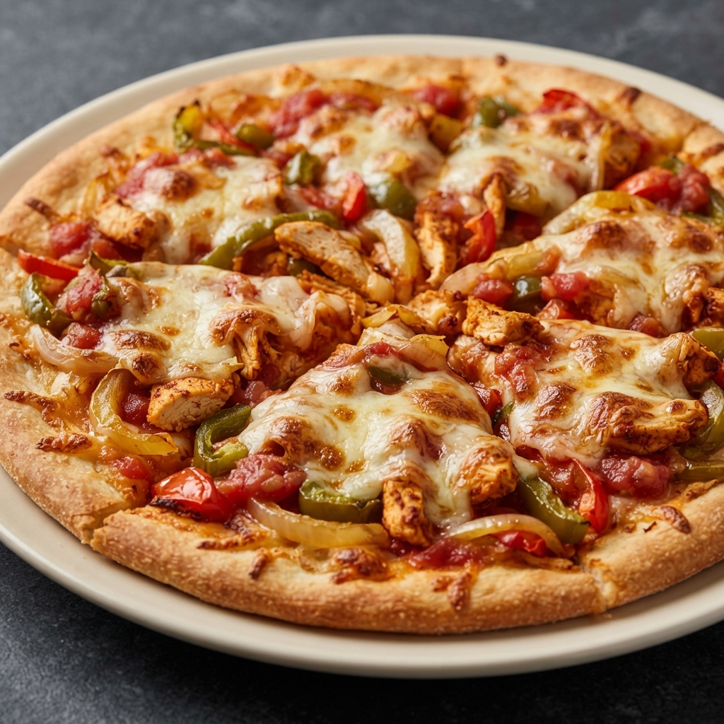 Fajita-Style Chicken Pizza