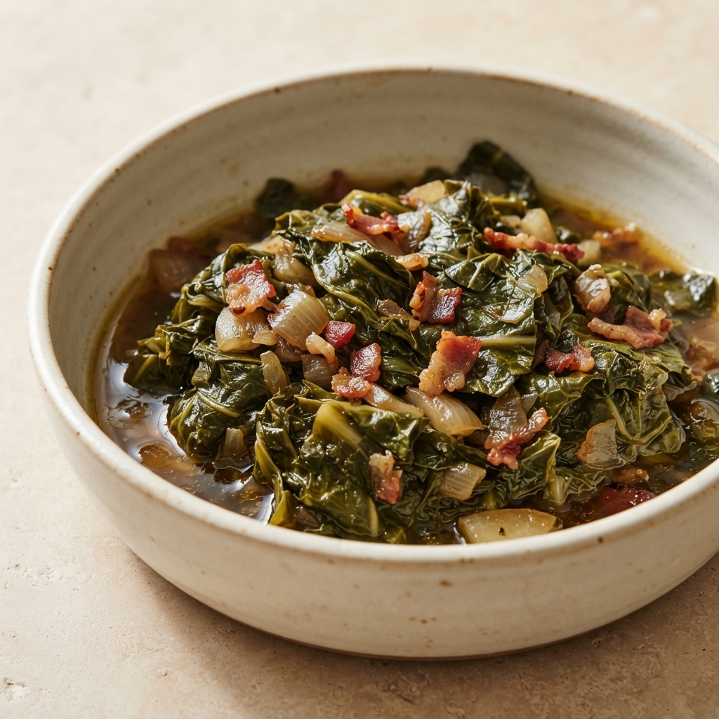 Chef Scott's Spicy Braised Mixed Greens
