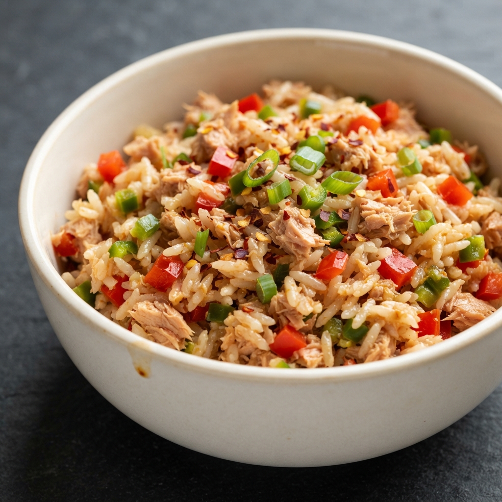 Fiery Tuna and Rice Bowl