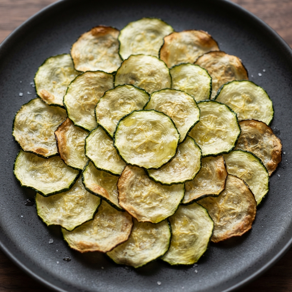 Easy Baked Zucchini Chips