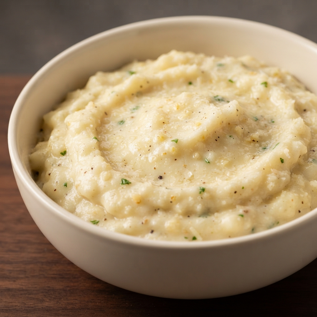 Garlic-Parmesan Creamed Potatoes