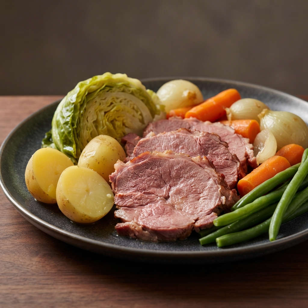 Traditional Irish Boiled Ham Supper