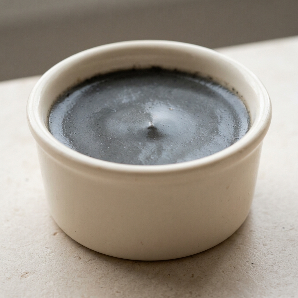 Creamy Black Sesame Gelatin Pudding