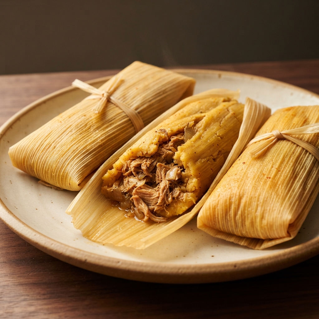 Leftover Turkey Tamales