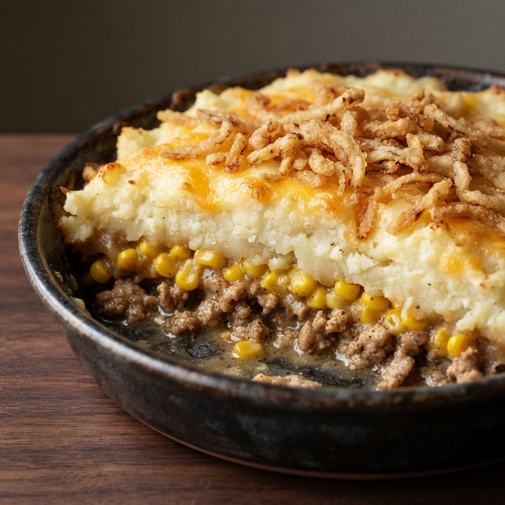 Lightened-Up Turkey Shepherd’s Pie with Cauliflower Mash