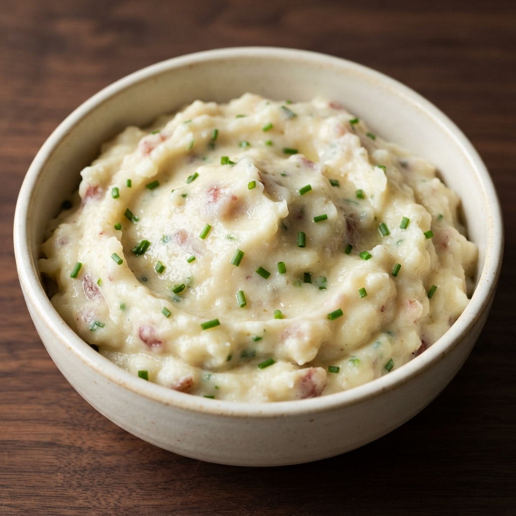 Chive-Buttermilk Mashed Red Potatoes