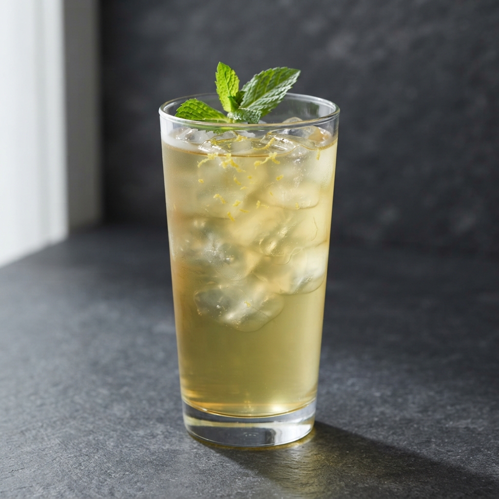 Sun-Steeped Mint Iced Tea
