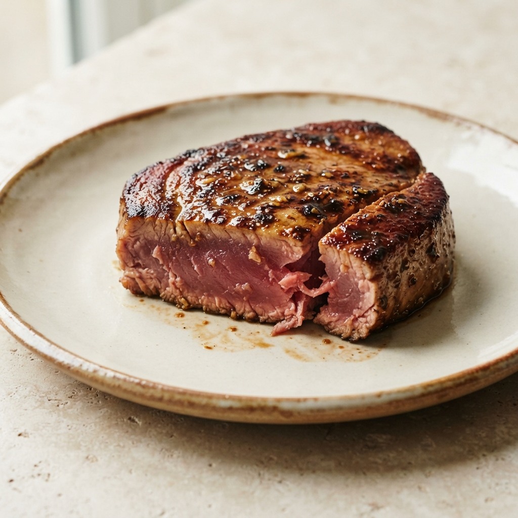 Pan-Seared Tuna Steaks with Soy-Sesame Marinade