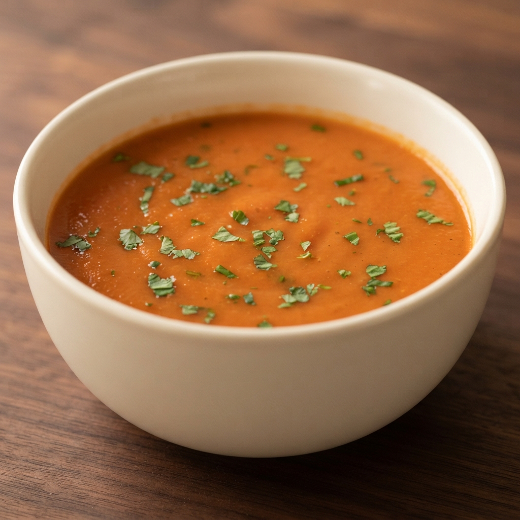 Cilantro-Carrot Tomato Soup