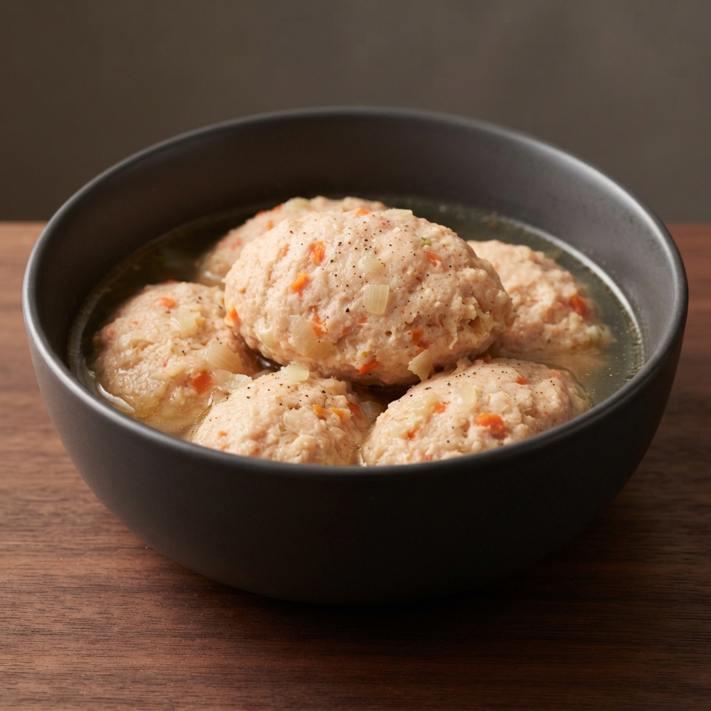 Traditional Gefilte Fish Loaf and Poached Ovals