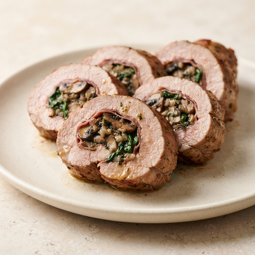 Prosciutto-Layered Stuffed Pork Tenderloin