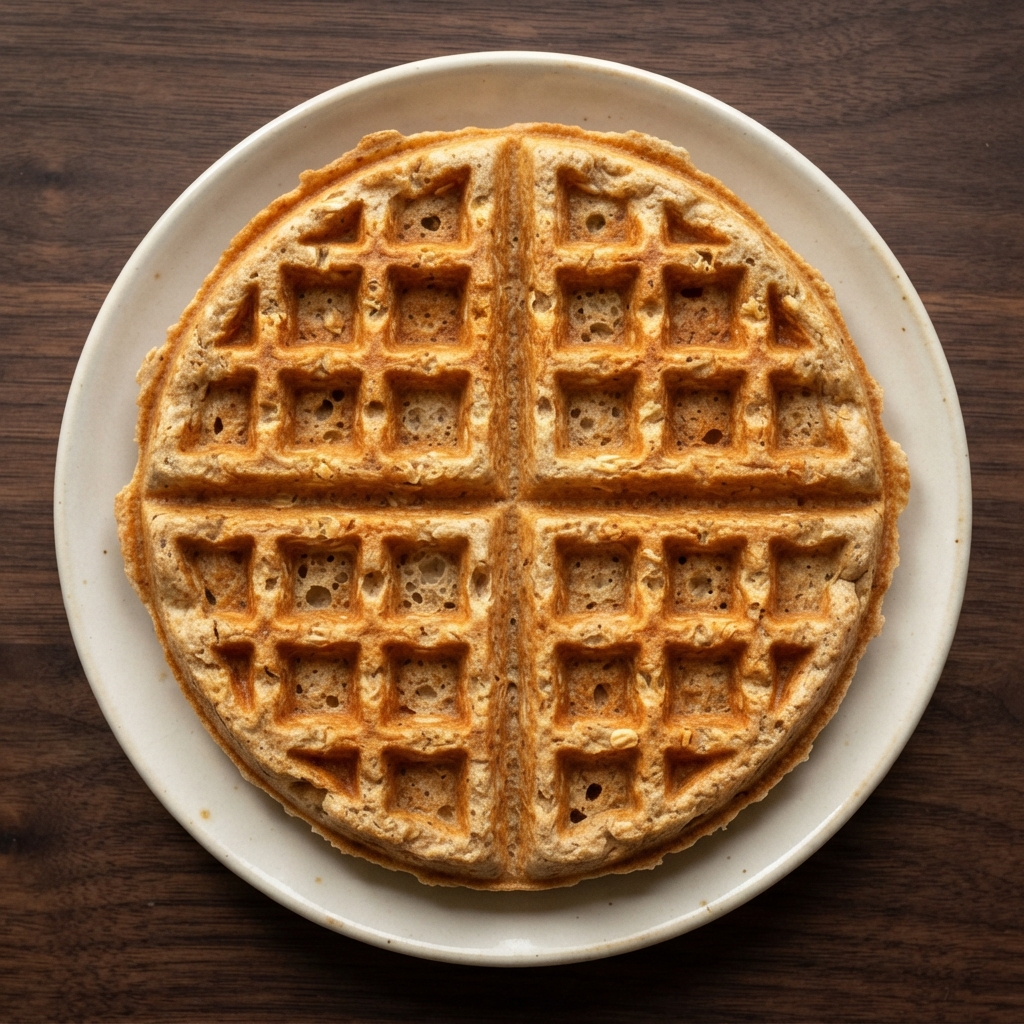 Whole-Grain Oatmeal Waffles