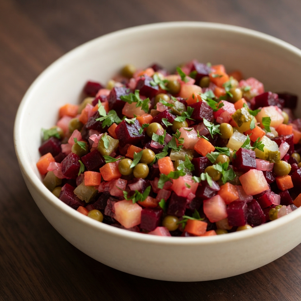 Ukrainian Vinaigret Beet Salad