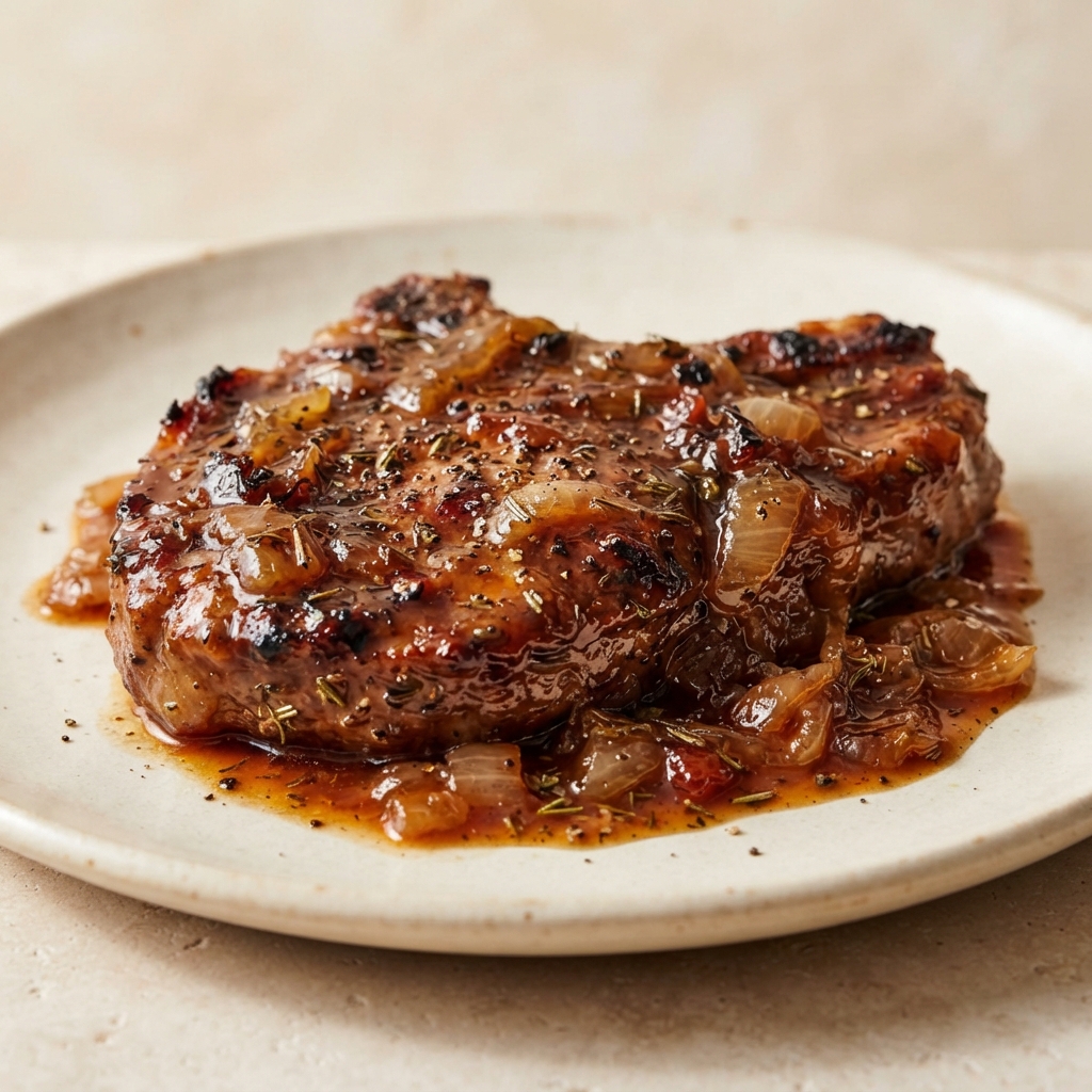Crockpot Lamb Chops with Honey-Dijon and Herbs