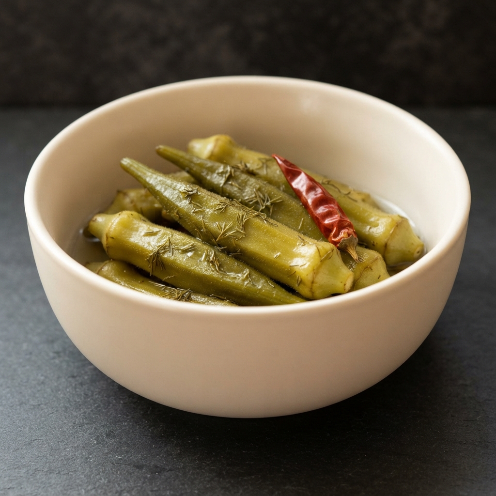 Grandma Oma’s Dill Pickled Okra