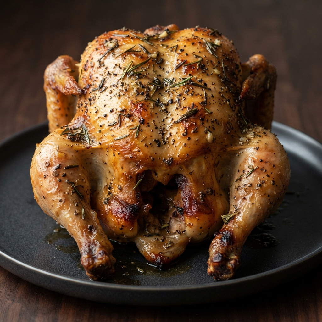 Lime and Beer Can Roasted Chicken