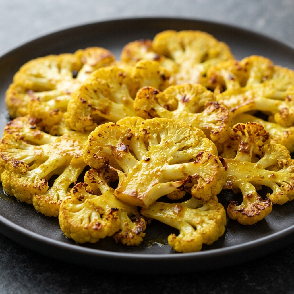 Sheet-Pan Curry Roasted Cauliflower