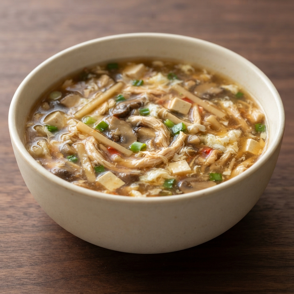 Hot-and-Sour Soup Made from Scratch