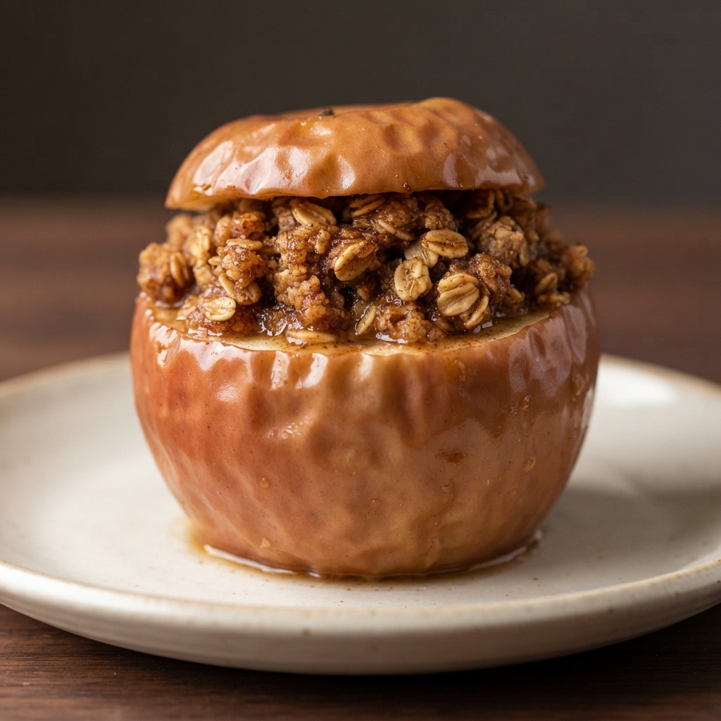 Oatmeal-Stuffed Baked Apples