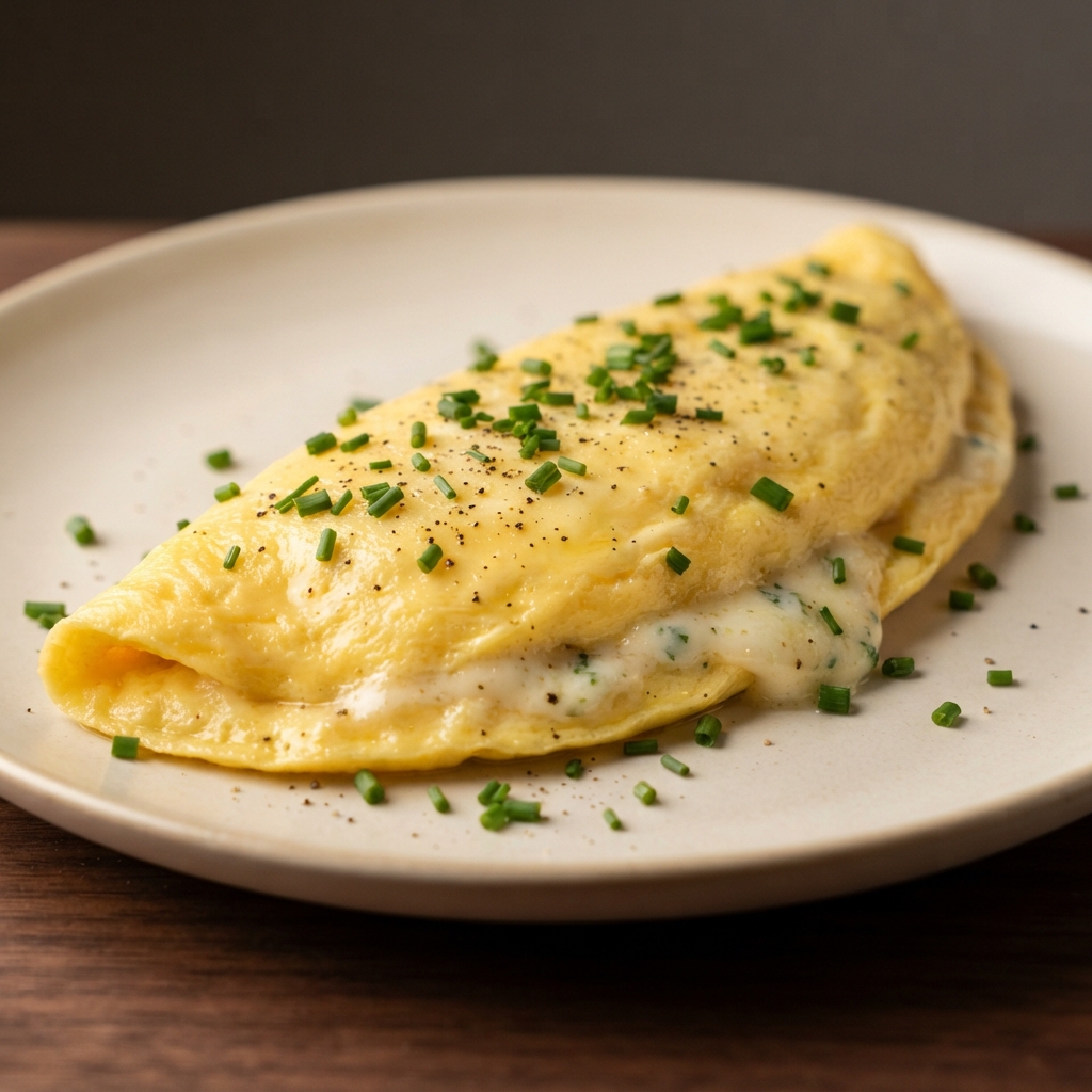 Creamy Boursin Cheese Omelet