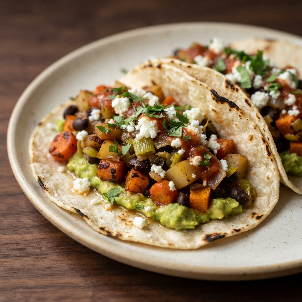Dave's Veggie Tacos with Mexican Flair