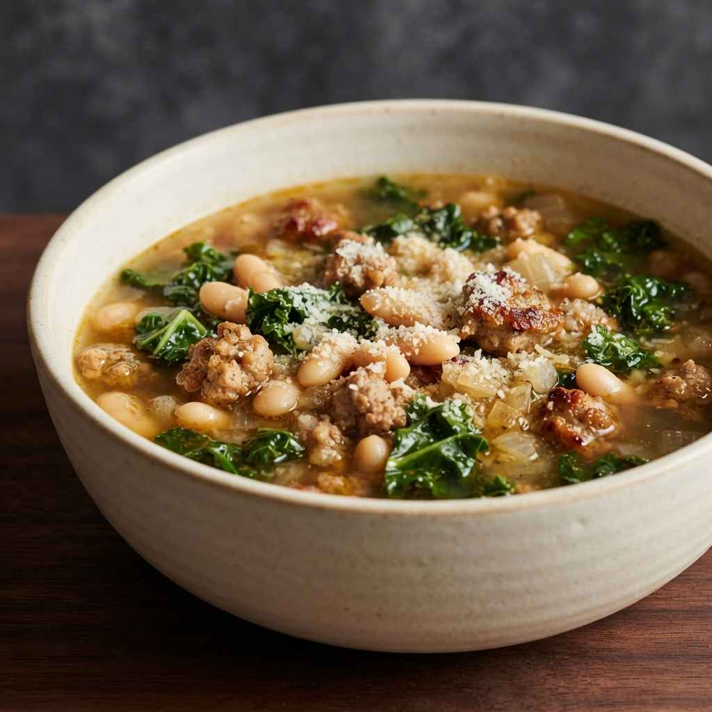 Instant Pot Tuscan Bean and Sausage Soup