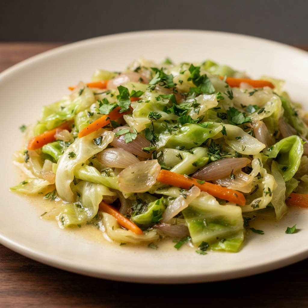 Skillet Cabbage with Herbs