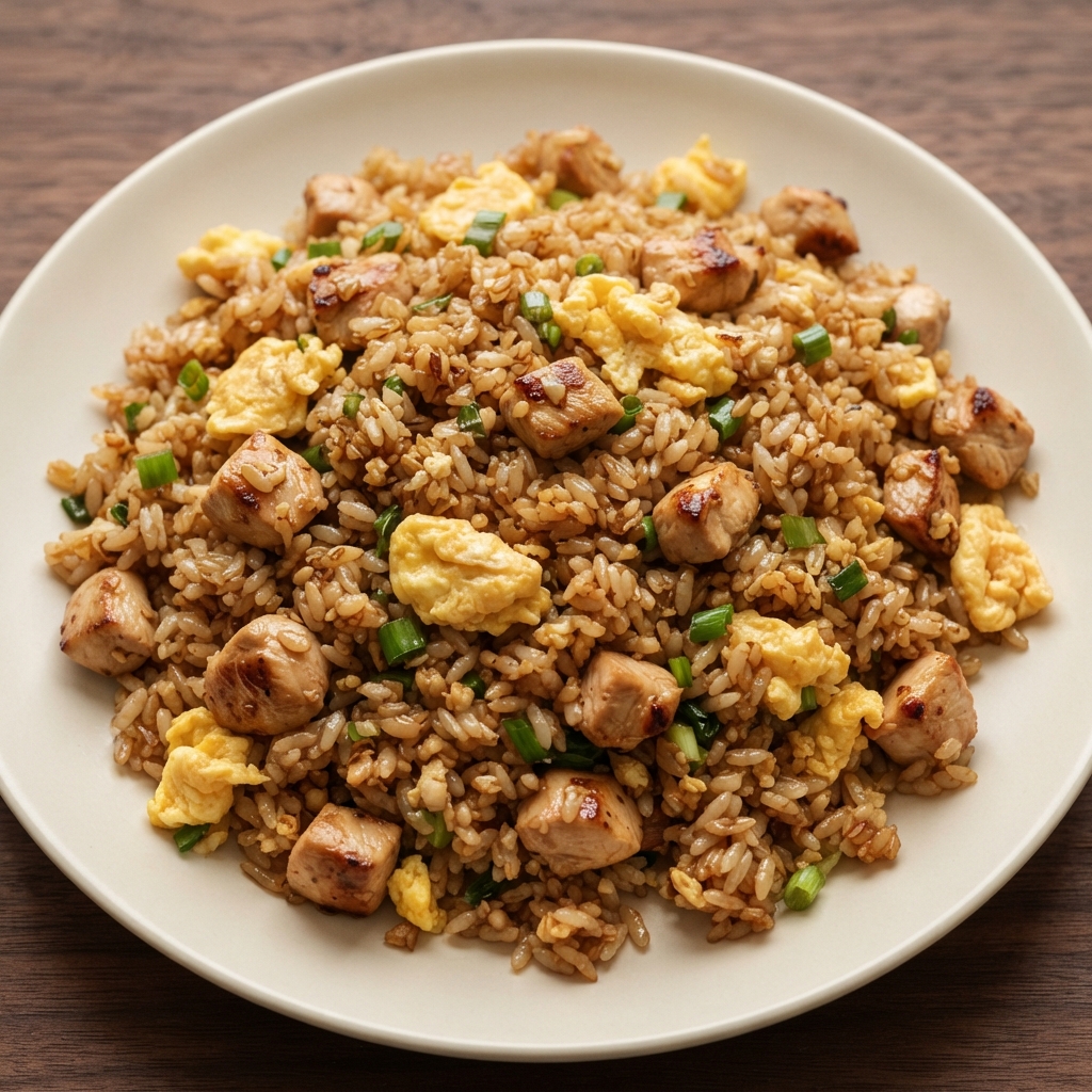Teppanyaki-Inspired Chicken Fried Rice