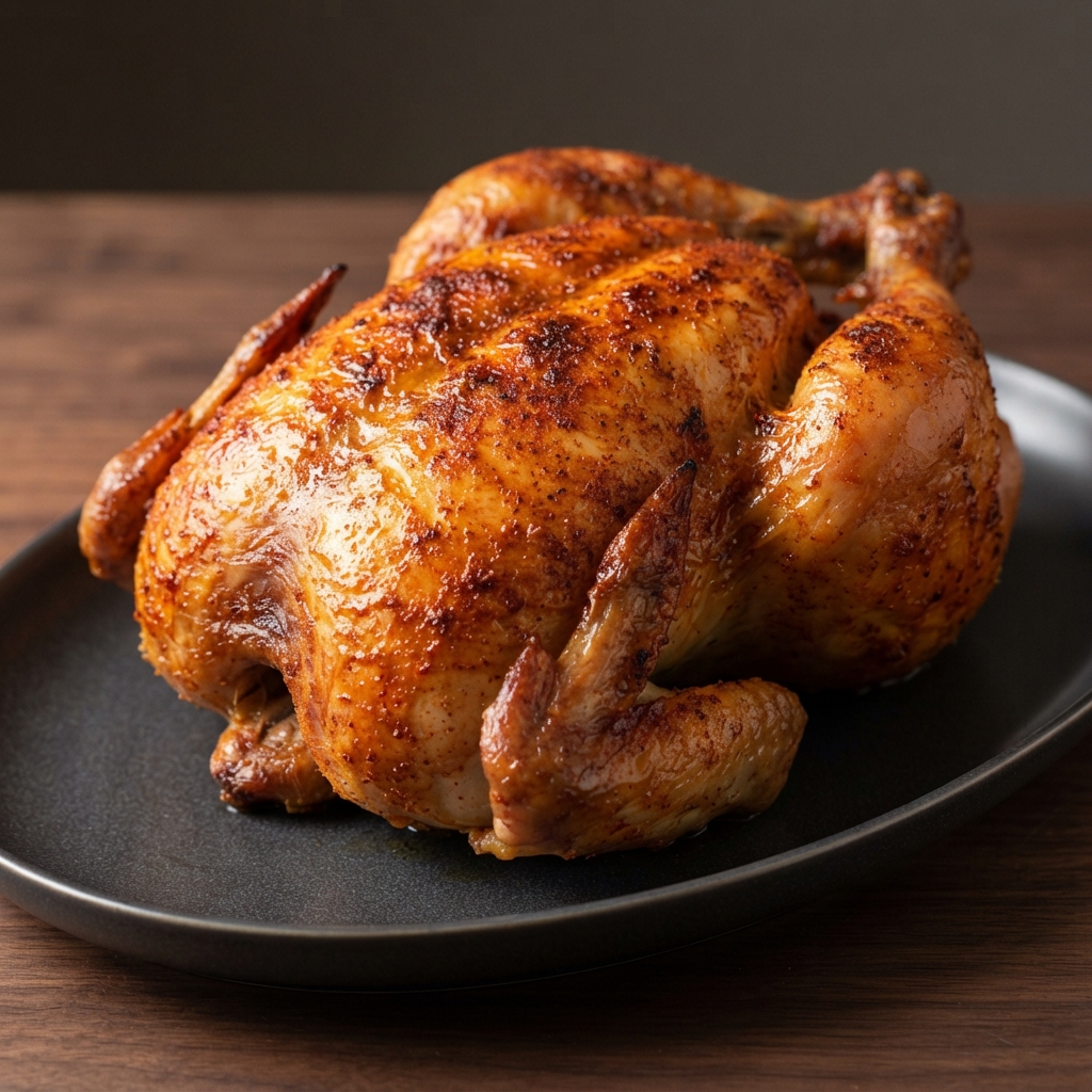 Butter-Basted Rotisserie Whole Chicken