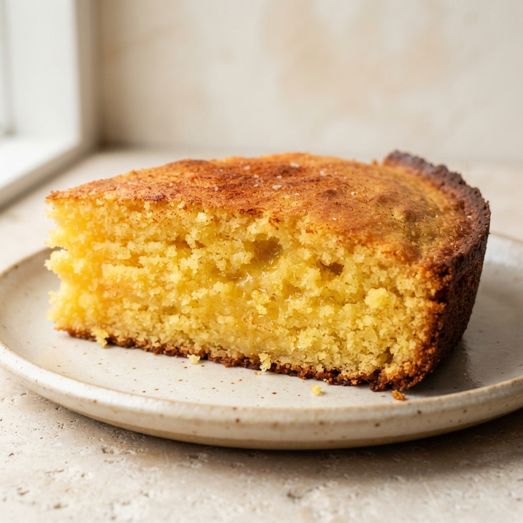 Buttermilk Cornbread in a Cast-Iron Skillet