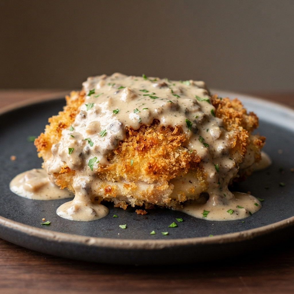 Creamy Mushroom-Baked Chicken Thighs
